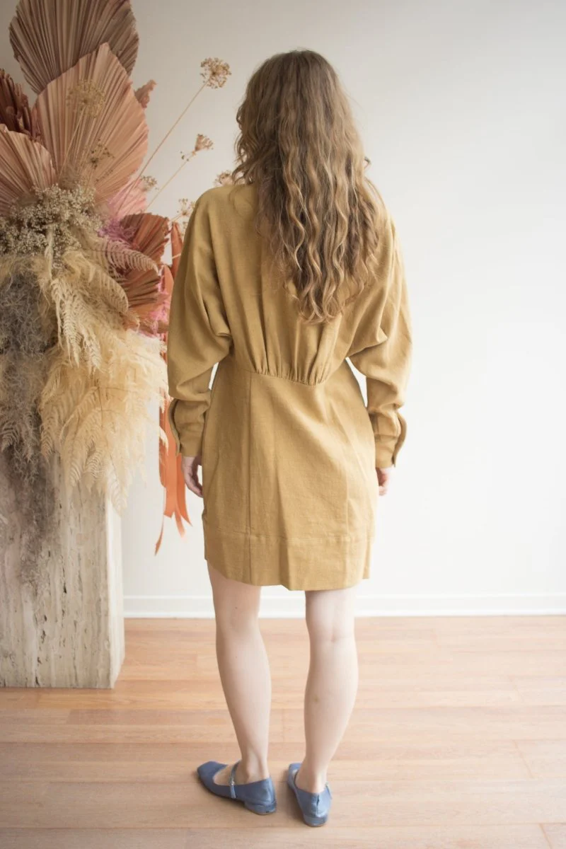 Korelli Ava Dress (Gold) - Image 4