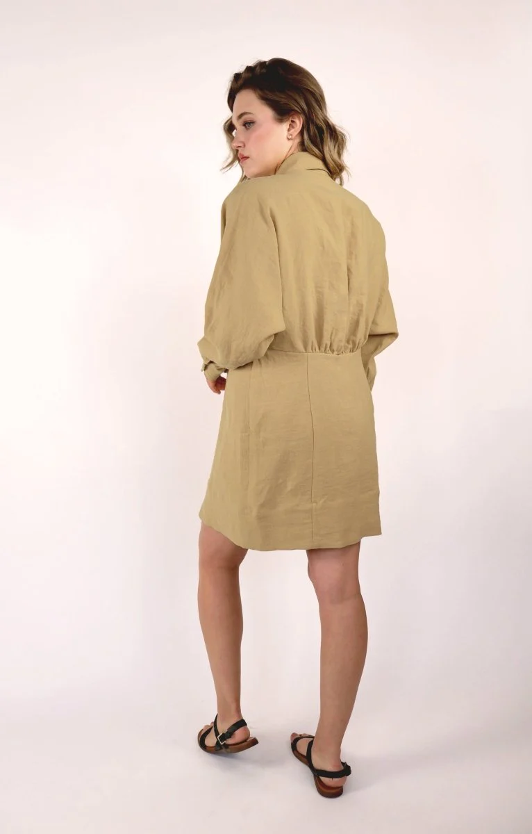 Korelli Ava Dress (Gold) - Image 7