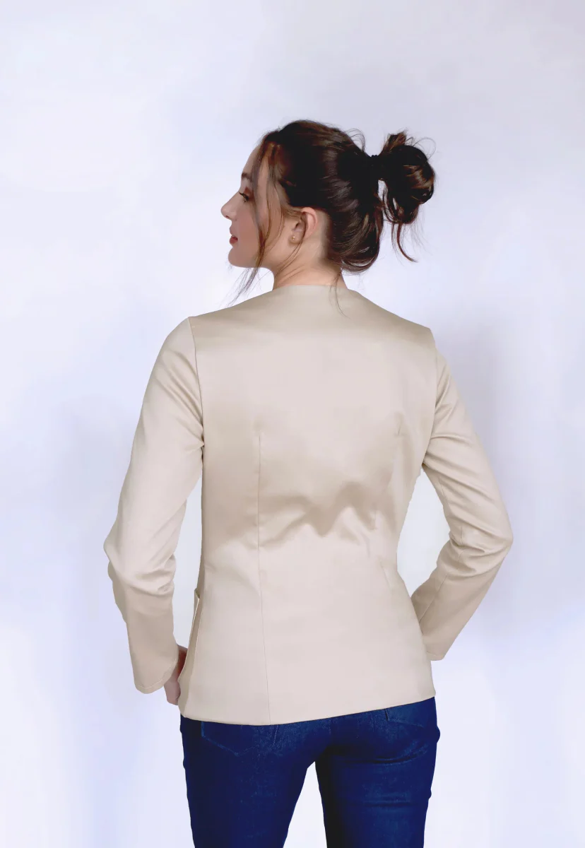 Korelli Blaire Blazer Top (Beige) - Image 8