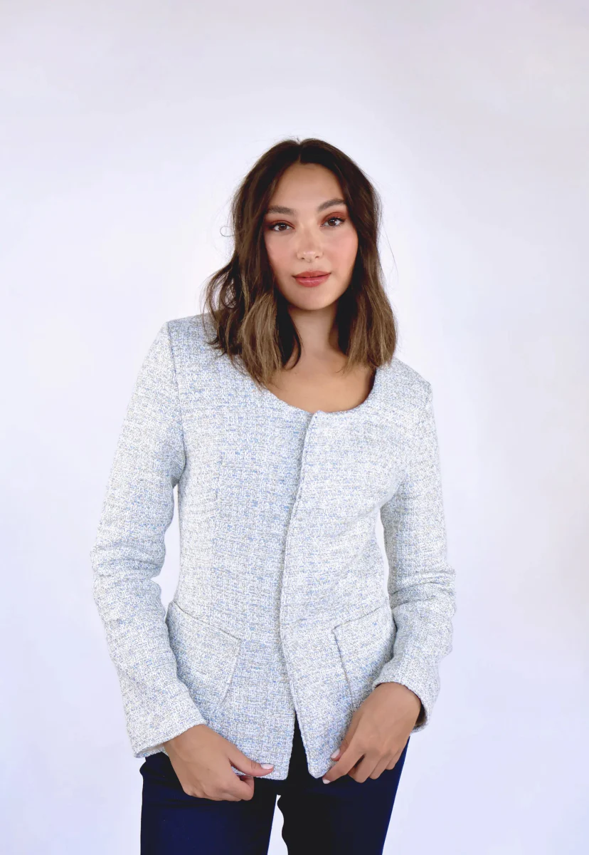 Korelli Blaire Blazer Top (Tweed) - Image 4