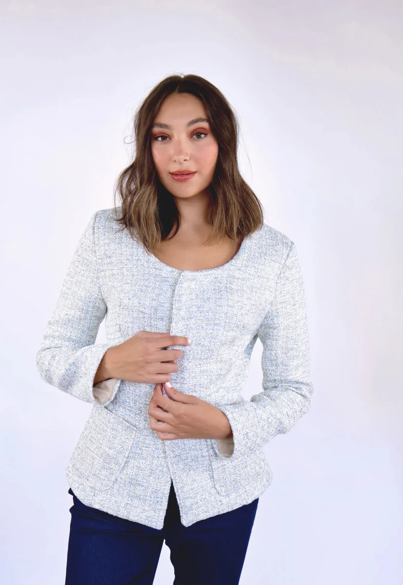 Korelli Blaire Blazer Top (Tweed) - Image 5