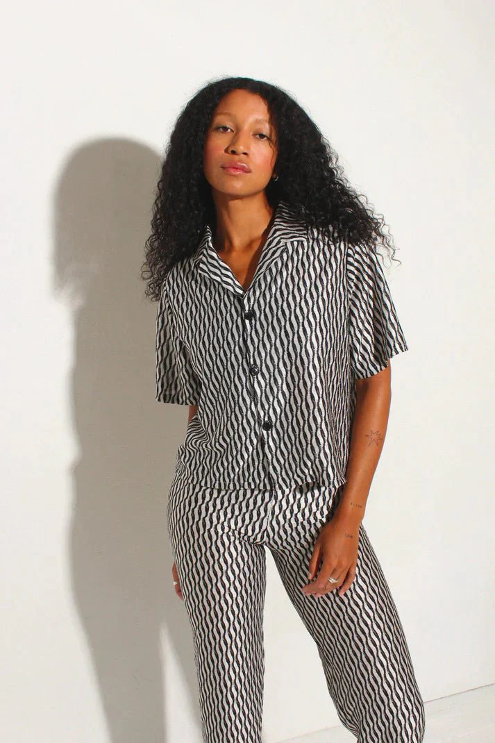KSLAM Electra Top (Black & White) - Image 5