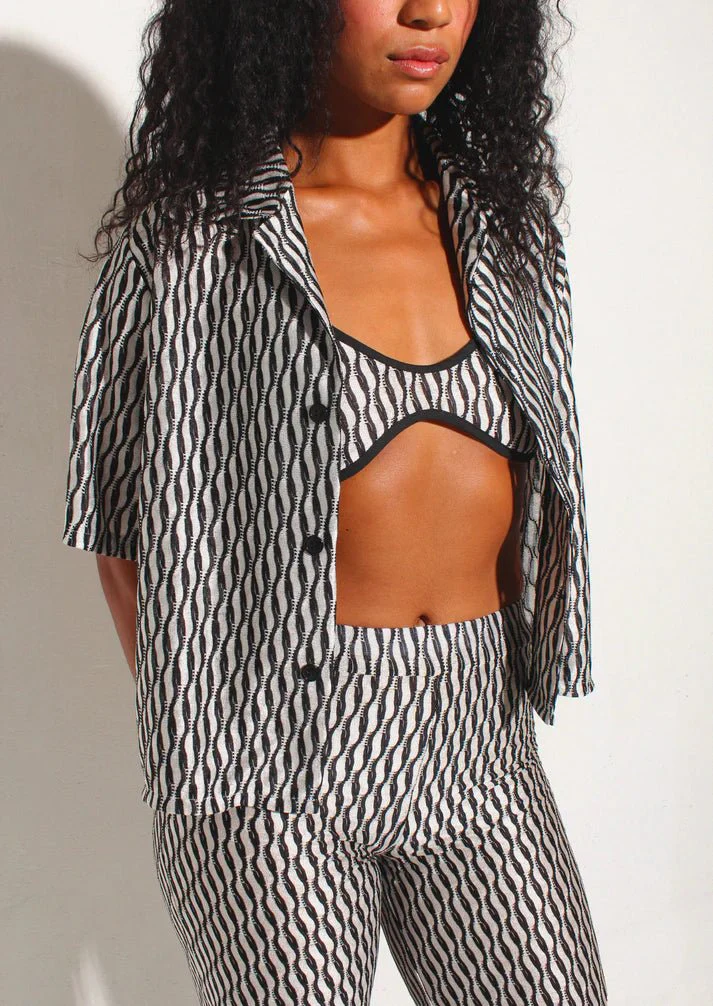 KSLAM Electra Top (Black & White) - Image 6