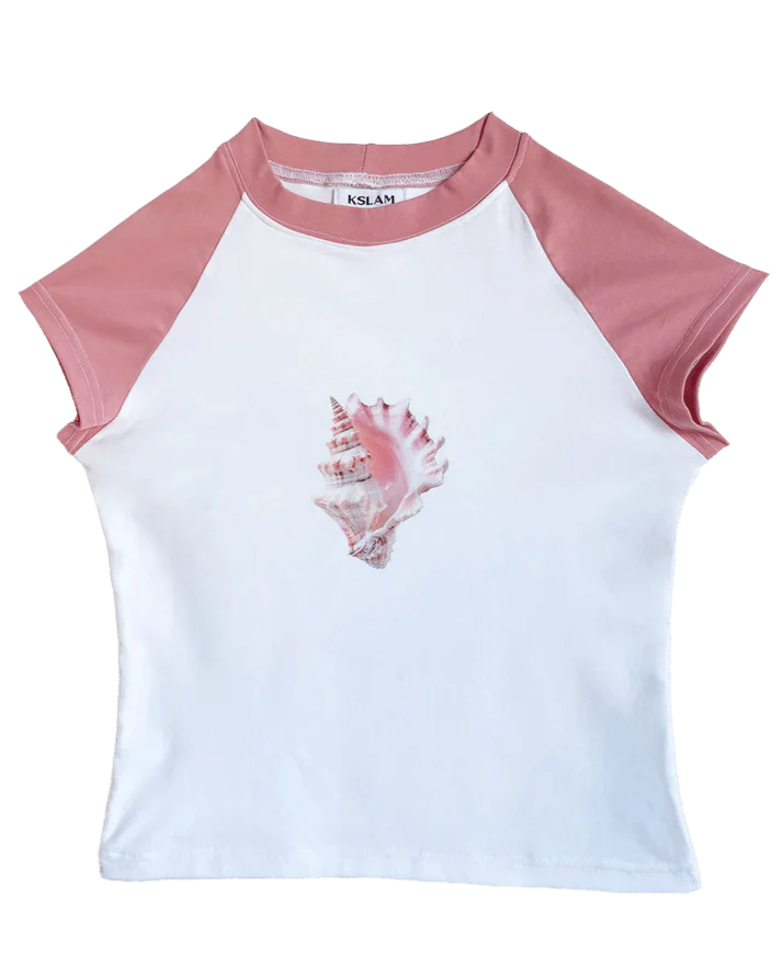 KSLAM Iona Tee (Peach or Hot Pink) - Image 15