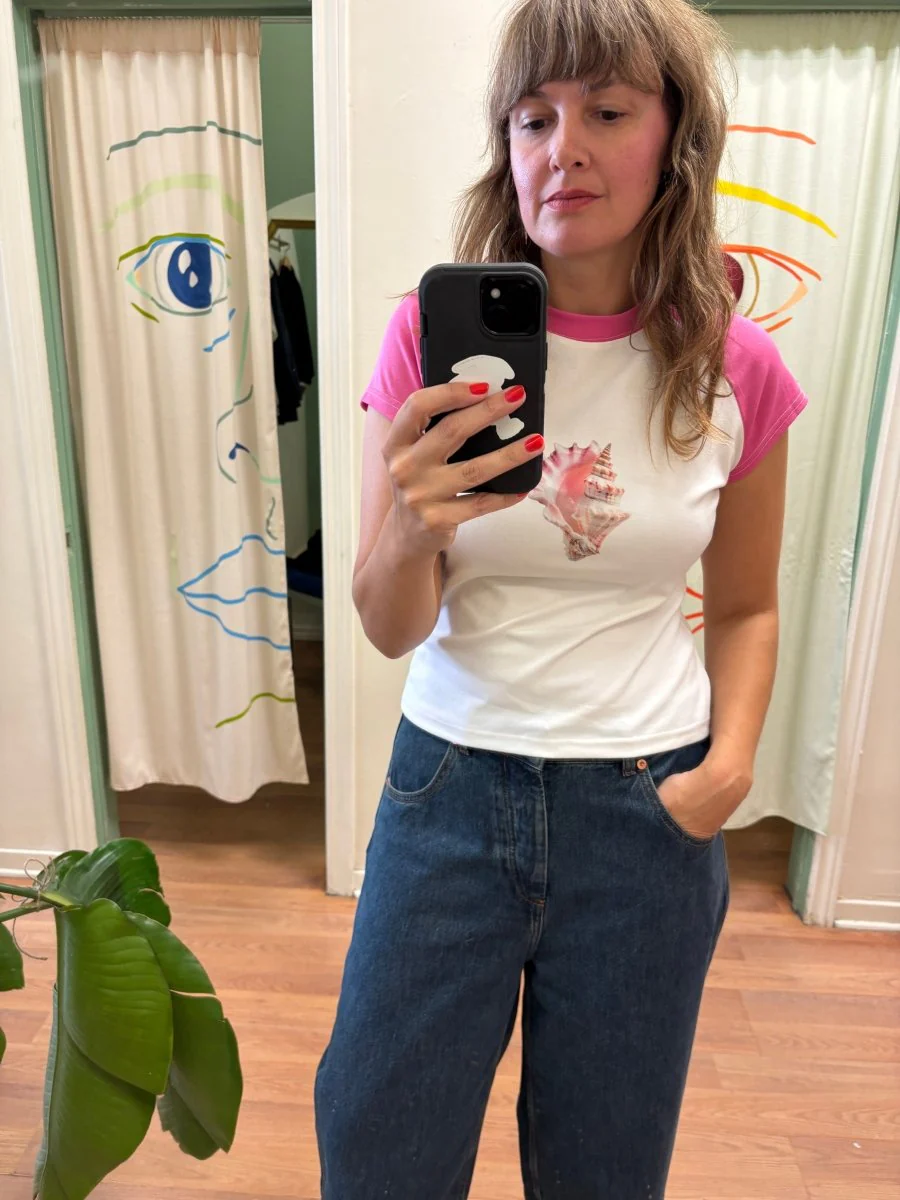 KSLAM Iona Tee (Peach or Hot Pink) - Image 5