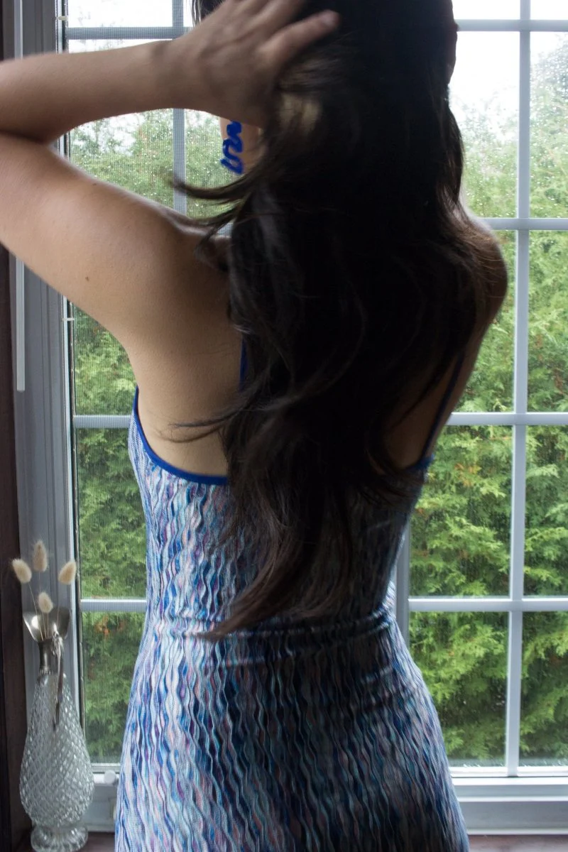 KSLAM Naomi Dress (Blue) - Image 7