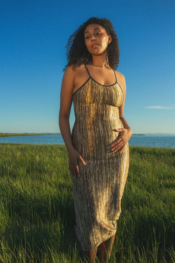 KSLAM Naomi Dress (Brown) - Image 6