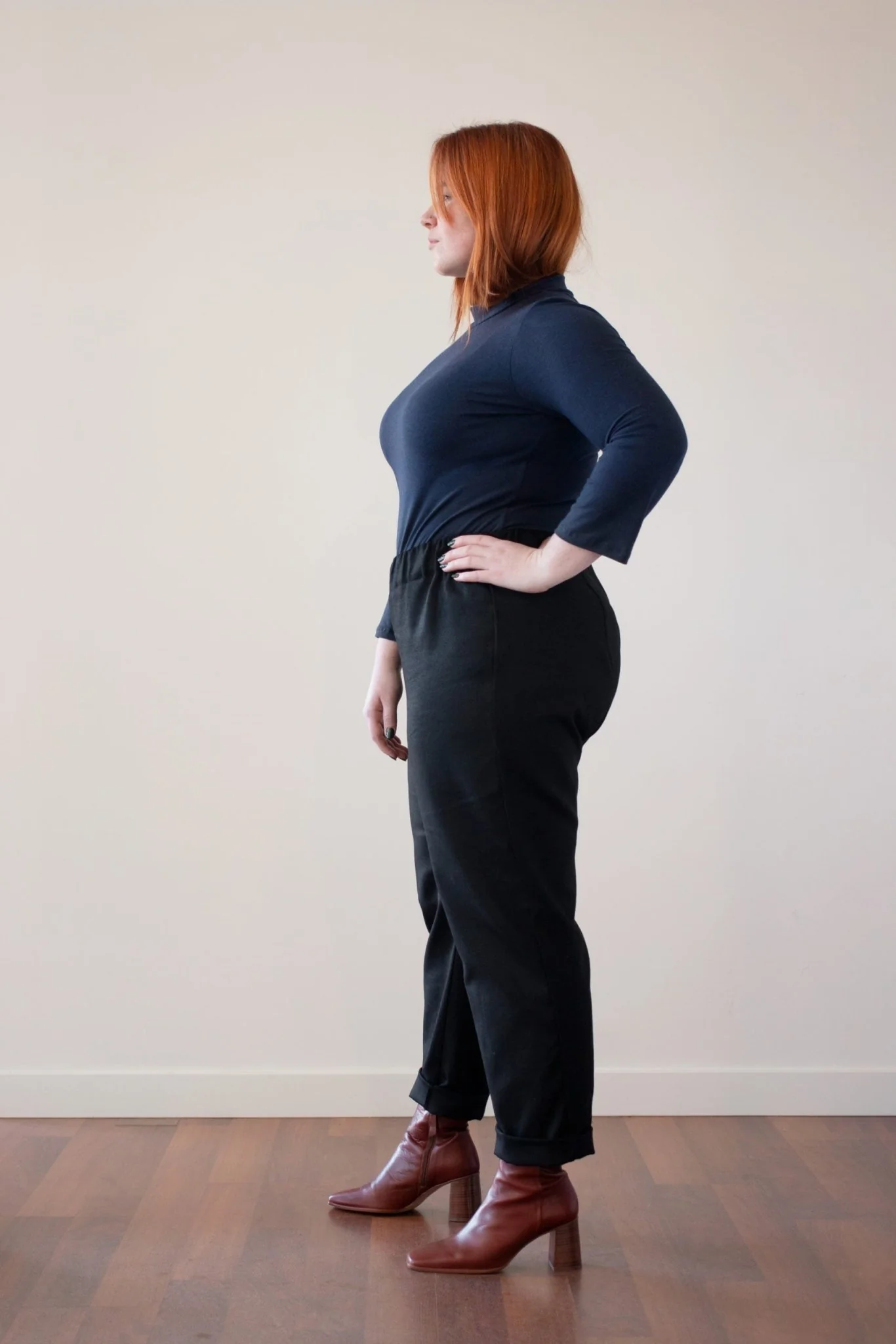 Leka Tapered Pants (Black) - Image 10