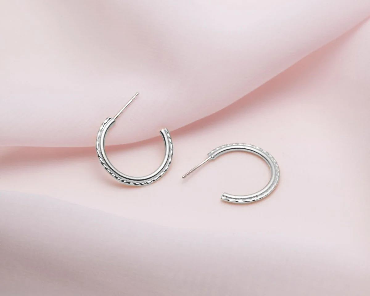 Lidia Jewelry Dainty Hoop Earrings - Image 2