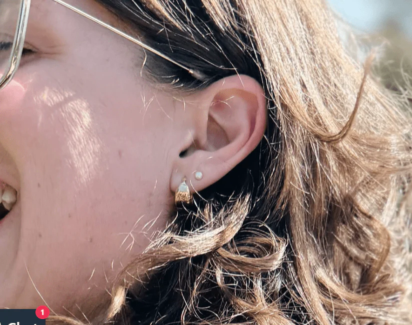 Lidia Jewelry Mini Pauline Hoops - Image 2