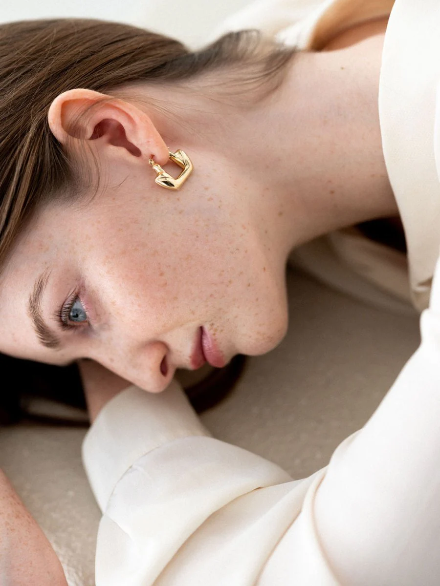 Lisbeth Astrid Hoops (Gold-Fill or Sterling Silver) - Image 4