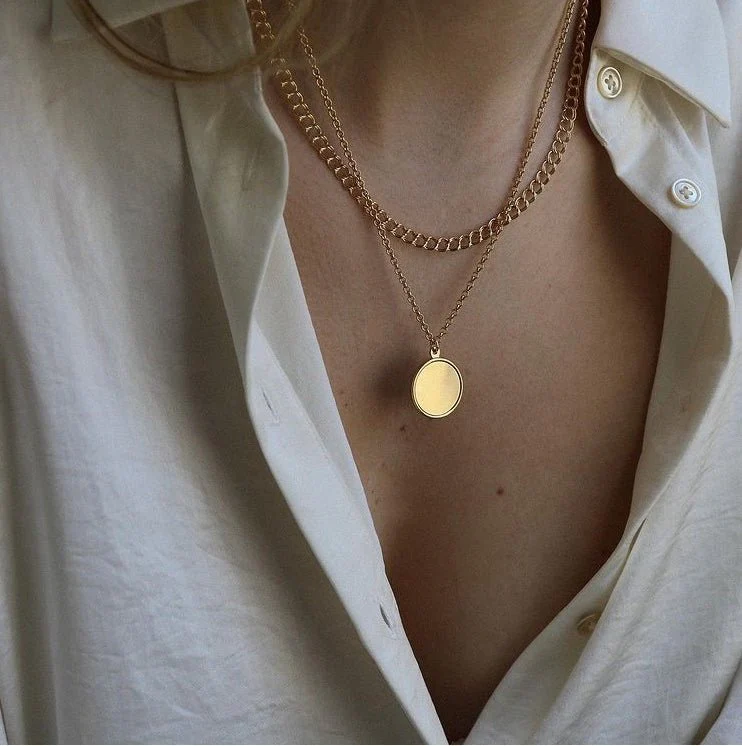 Lisbeth Laurence Necklace (Gold or Silver) - Image 3