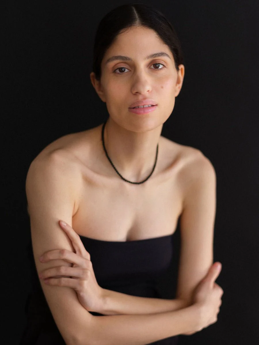 Lisbeth Petite Boule Necklace (Black Tourmaline)