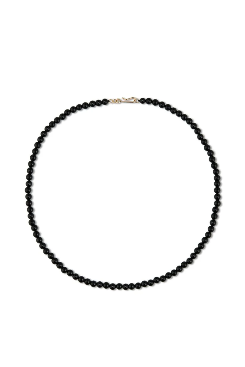 Lisbeth Petite Boule Necklace (Black Tourmaline) - Image 2