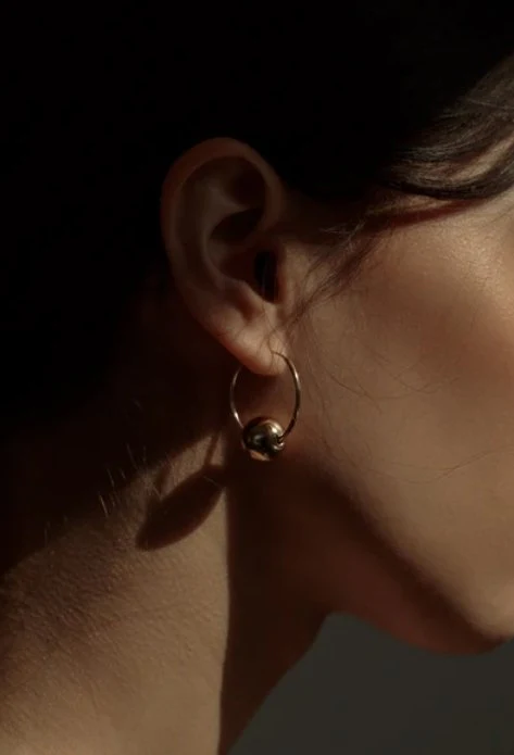 Lisbeth Saffron Hoops