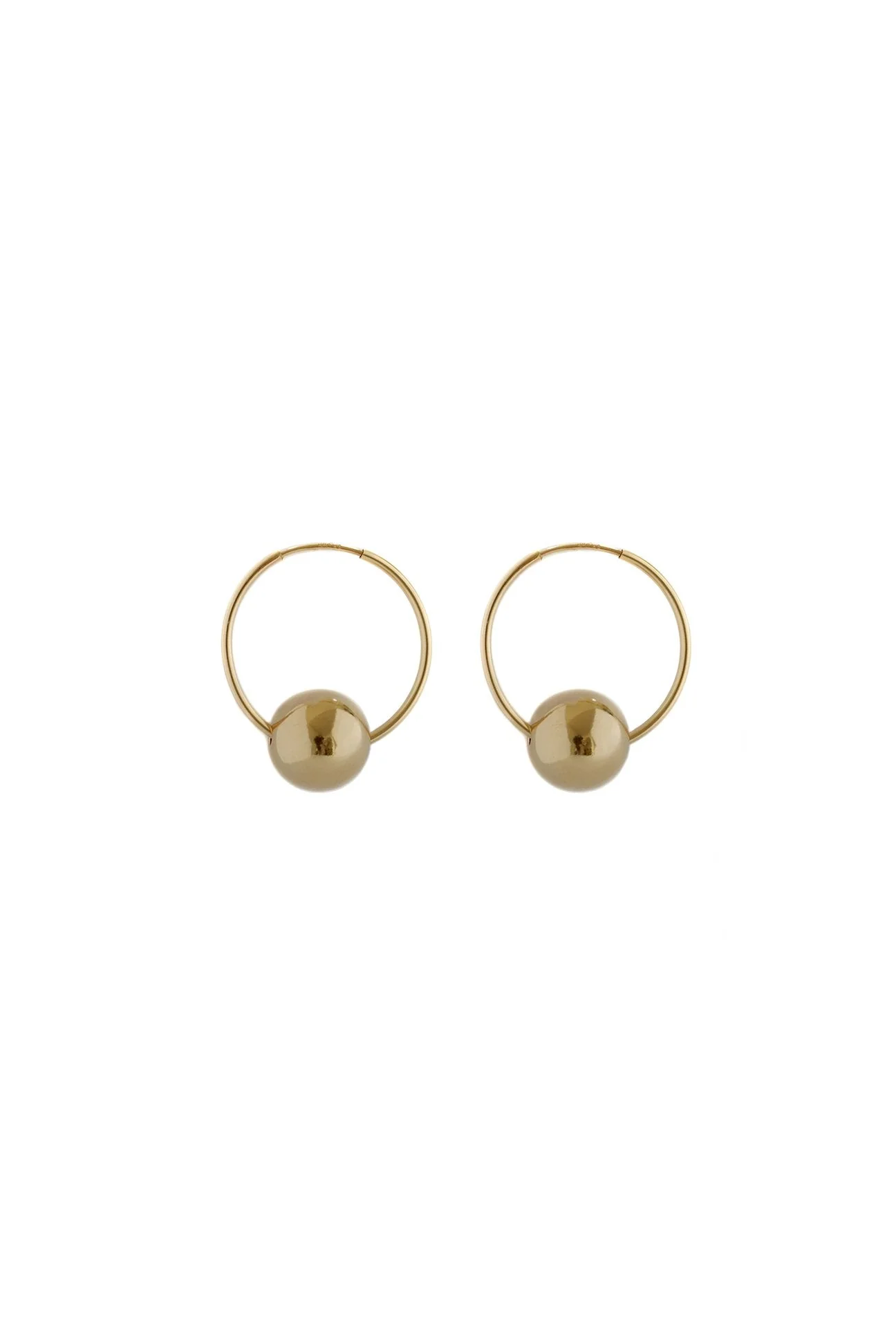 Lisbeth Saffron Hoops (20 mm) - Image 2