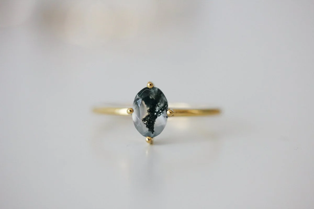 Little Gold Ava Ring (Tidal Pool) - Image 2