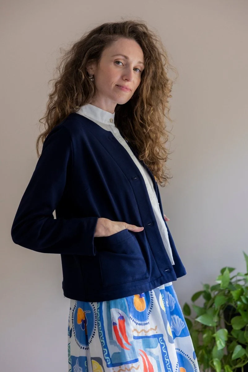 Marigold Anita Coat (Navy) - Image 3