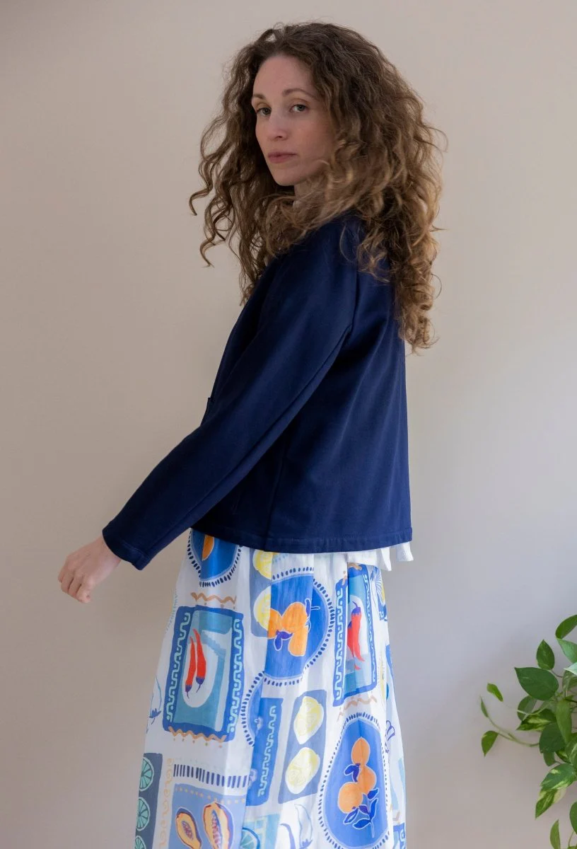 Marigold Anita Coat (Navy) - Image 4