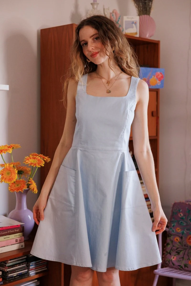 Marigold Anna Dress (Sky) - Image 10