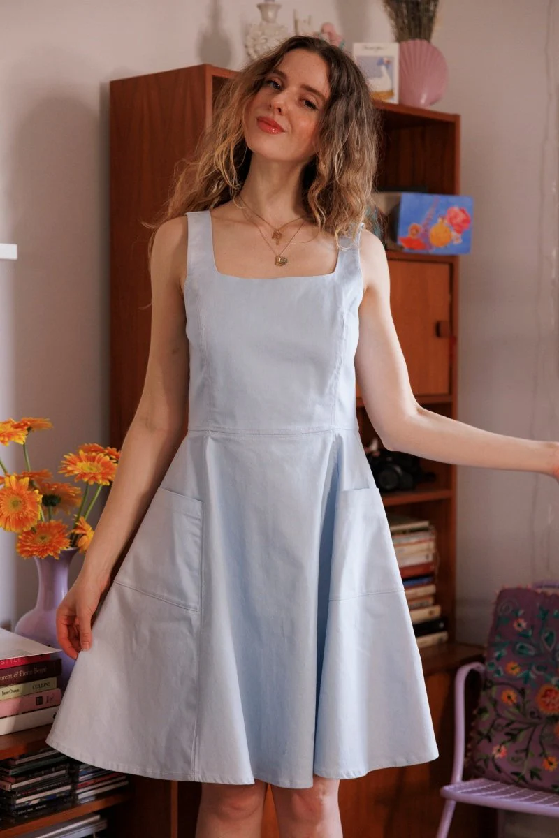Marigold Anna Dress (Sky) - Image 11