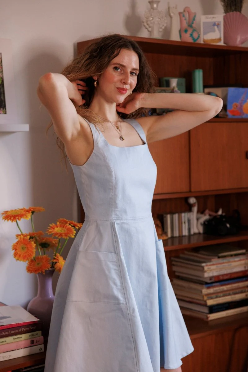 Marigold Anna Dress (Sky) - Image 13