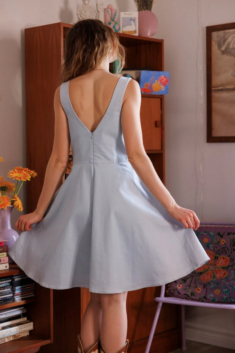 Marigold Anna Dress (Sky) - Image 3