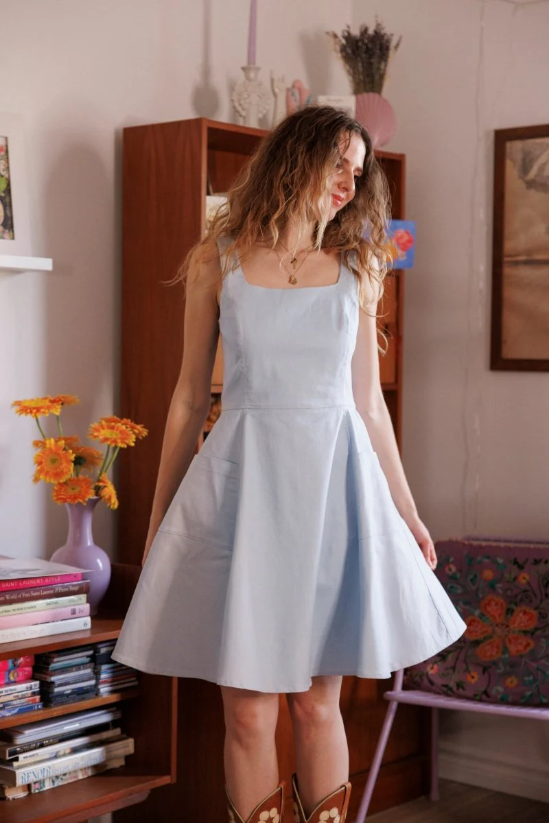 Marigold Anna Dress (Sky) - Image 5