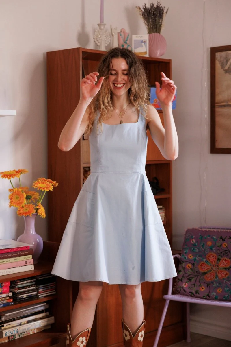 Marigold Anna Dress (Sky) - Image 7