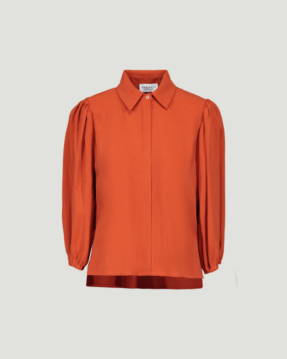 Marigold Baptiste Shirt (Cognac) - Image 4