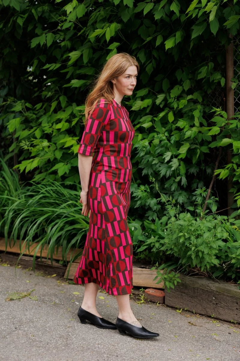 Marigold Barbara Dress (Geo Pink) - Image 5