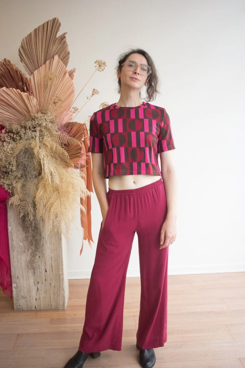 Marigold Benjamin Pants (Magenta) - Image 4