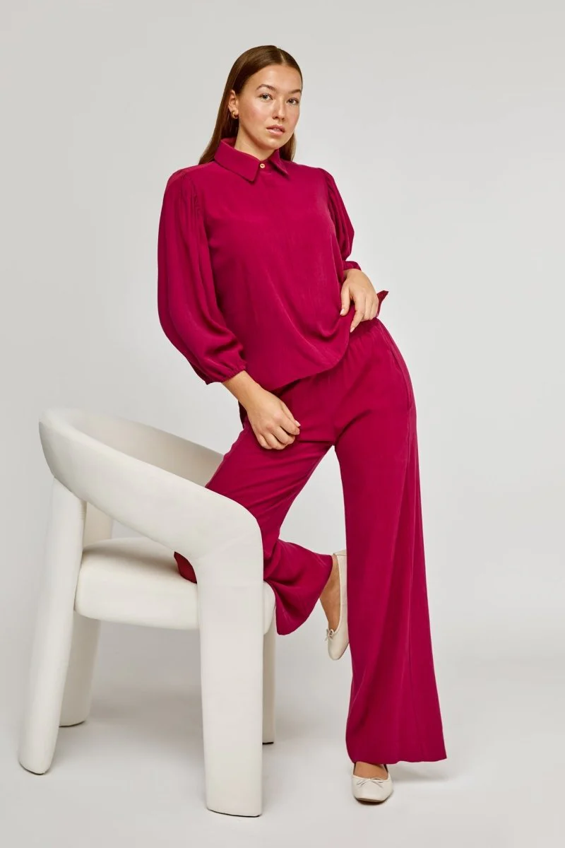 Marigold Benjamin Pants (Magenta) - Image 7