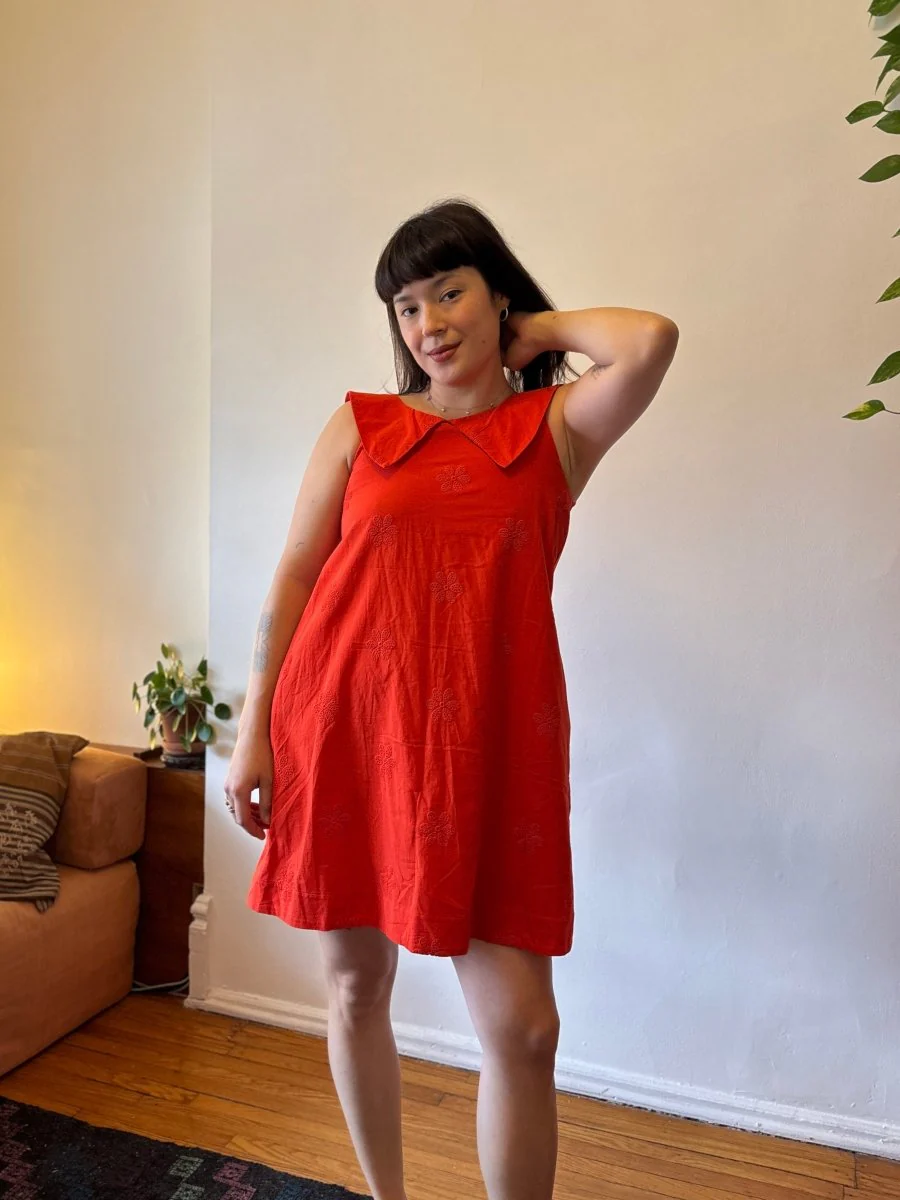 Marigold Clemence Dress (Tomato)