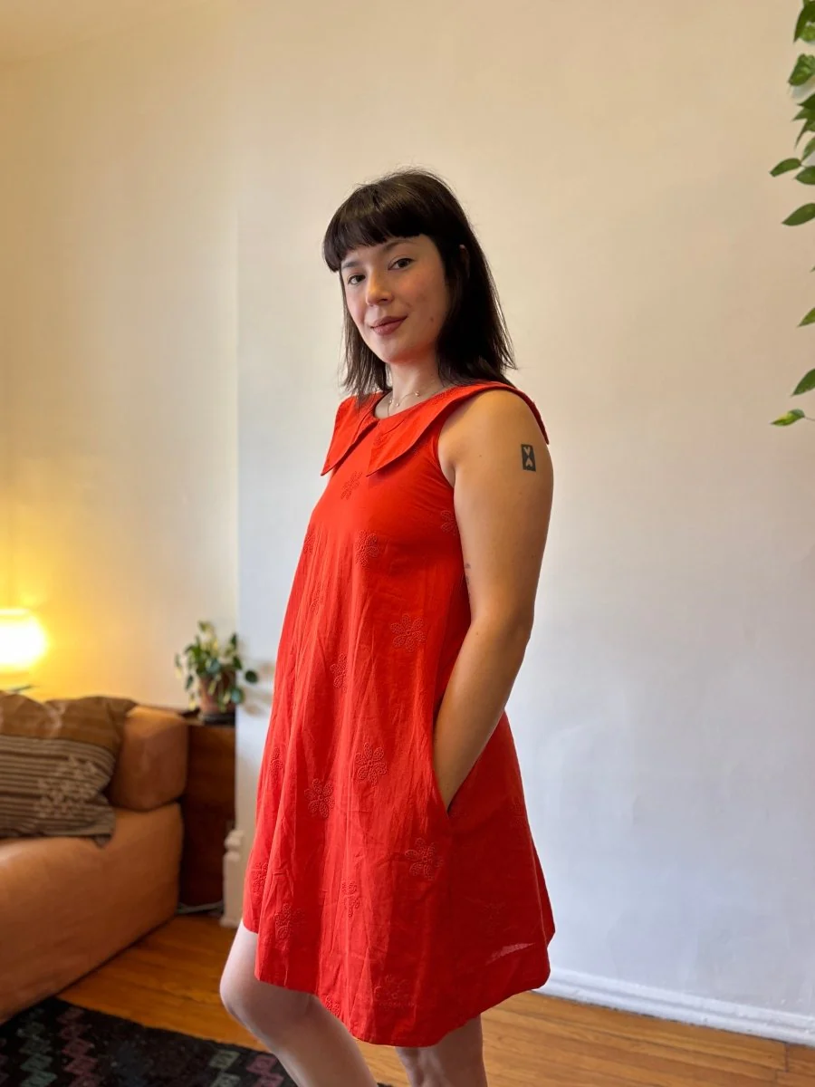 Marigold Clemence Dress (Tomato) - Image 2