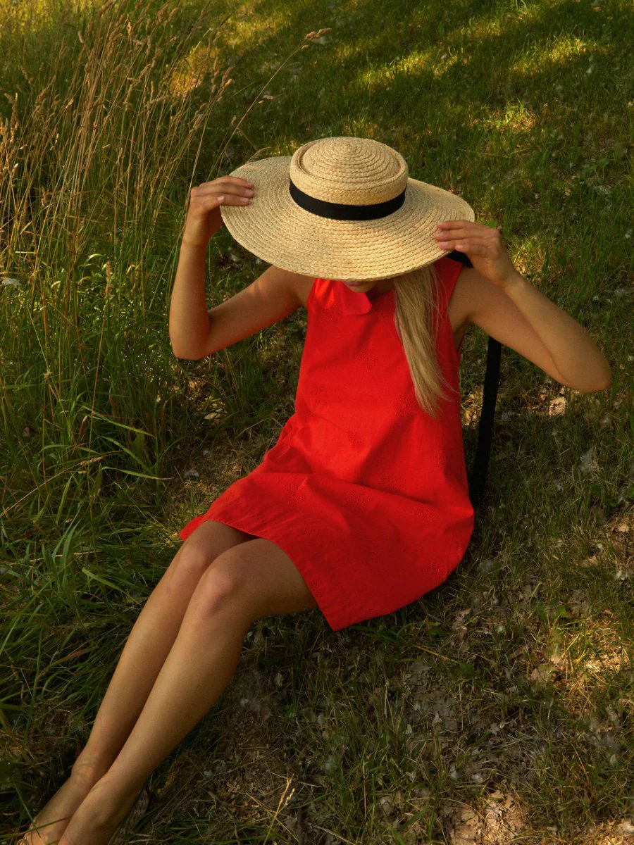 Marigold Clemence Dress (Tomato) - Image 5