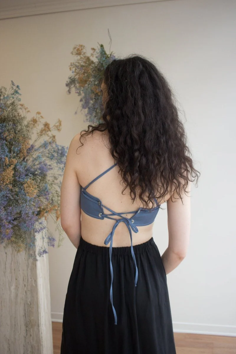 Marigold Colombe Top (Blue) - Image 11