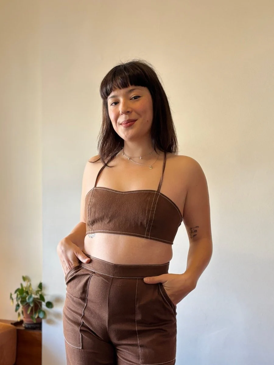 Marigold Colombe Top (Brown)