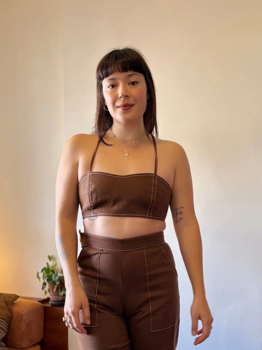 Marigold Colombe Top (Brown) - Image 3