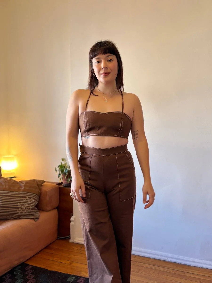 Marigold Colombe Top (Brown) - Image 7