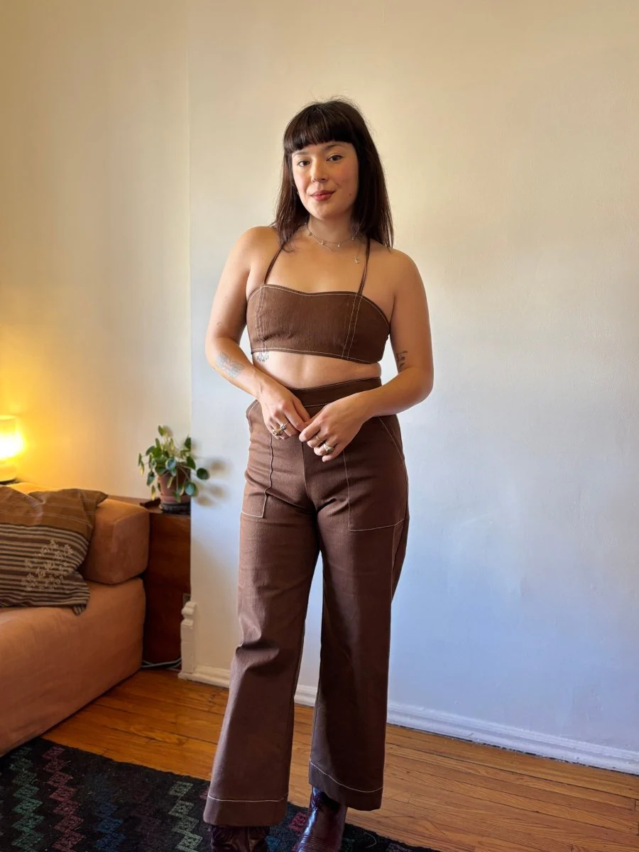 Marigold Colombe Top (Brown) - Image 8