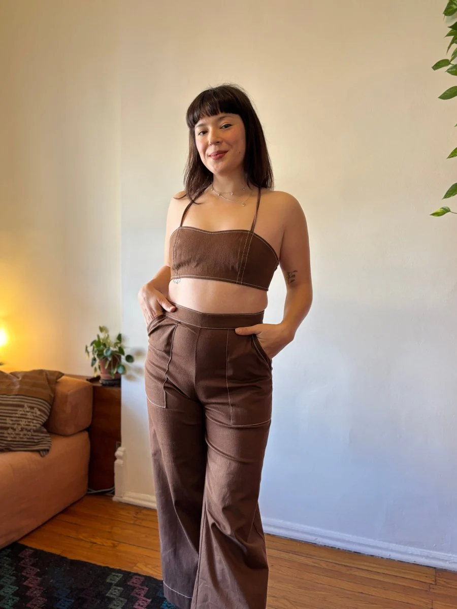 Marigold Colombe Top (Brown) - Image 9