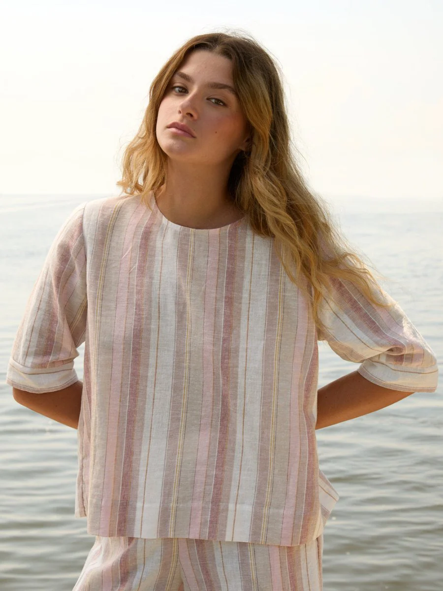 Marigold Dona Pant II (Pink Stripe) - Image 11