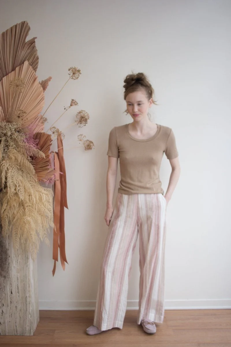 Marigold Dona Pant II (Pink Stripe) - Image 2