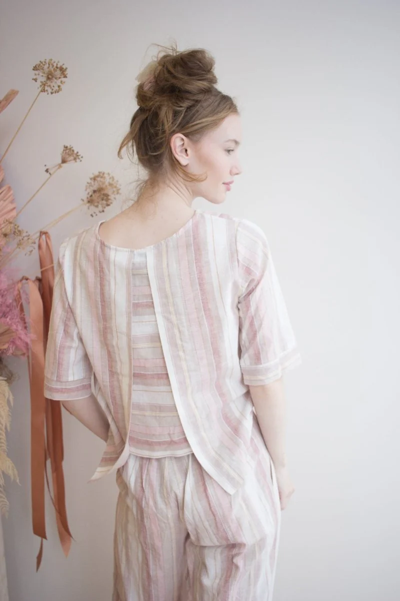 Marigold Dona Pant II (Pink Stripe) - Image 8