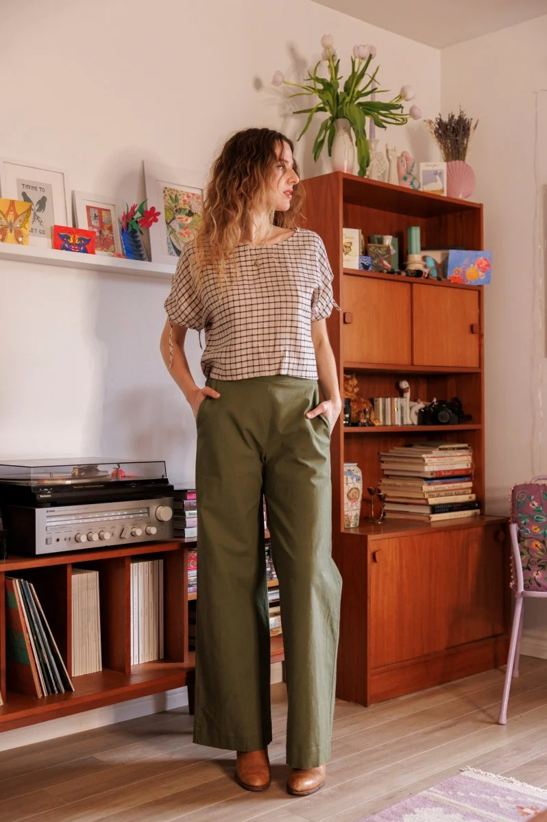 Marigold Dona Pants (Olive) - Image 3