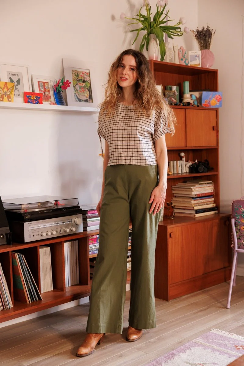 Marigold Dona Pants (Olive) - Image 7