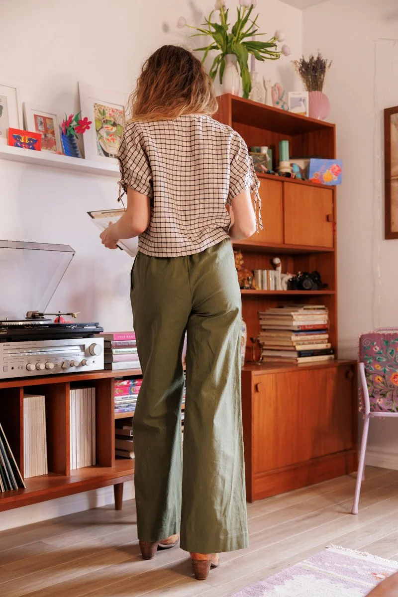Marigold Dona Pants (Olive) - Image 8