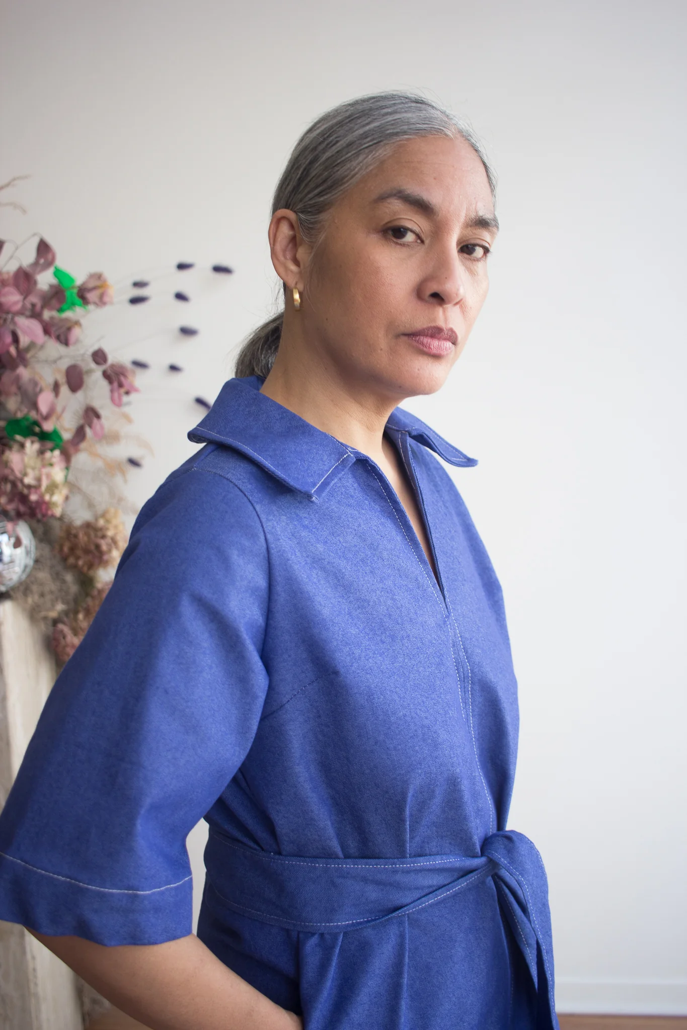 Marigold Jasmine Dress (Azur Blue) - Image 3