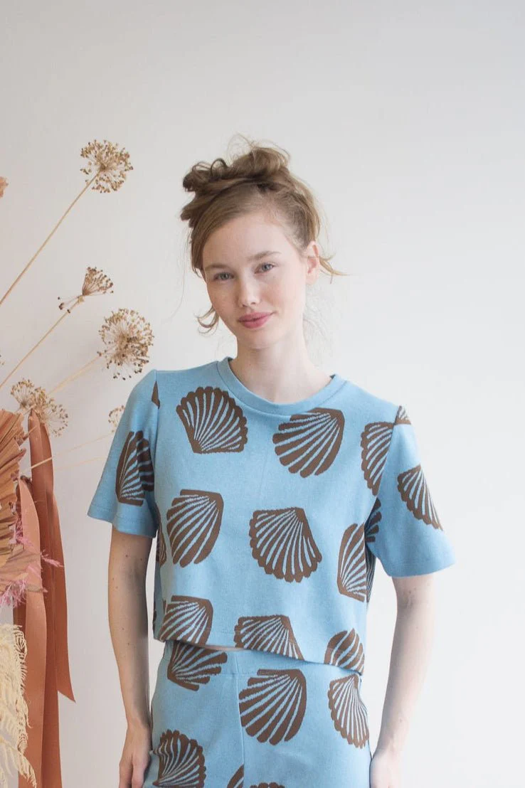 Marigold Joe Top (Blue Shells) - Image 2